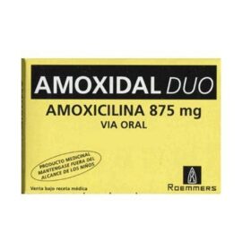 Amoxidal Dúo 875mg. | Gestor de Salud