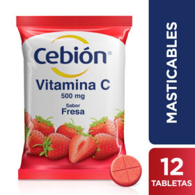 Cebión 500Mg Fresa | Gestor de Salud