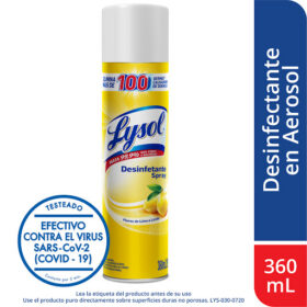 Desinfectante Lysol | Gestor de Salud