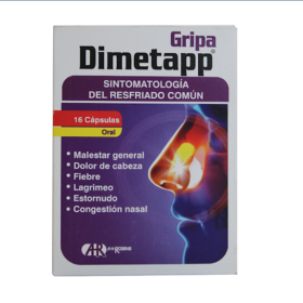 Dimetapp Gripa Caja x 8 | Gestor de Salud