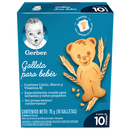 Galletas Infantiles Máh Banana +6 Meses x 100 gr