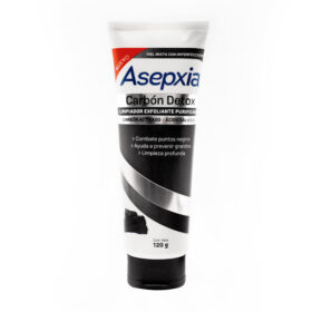 Limpiador Facial Asepxia Exfoliante Antiacné Carbón 120 G | Gestor de Salud