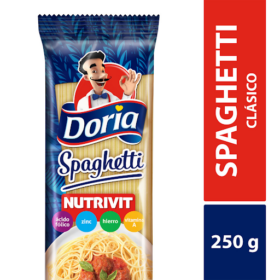 Pasta DORIA Spaghetti | Gestor de Salud
