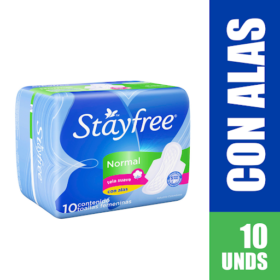 TOALLAS INTIMA STAYFREE | Gestor de Salud